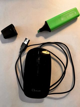 Ratón U-Link USB Negro.