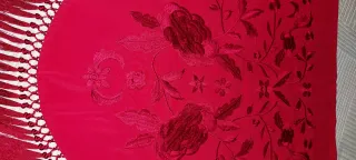 Mantoncillo Flamenco Rojo