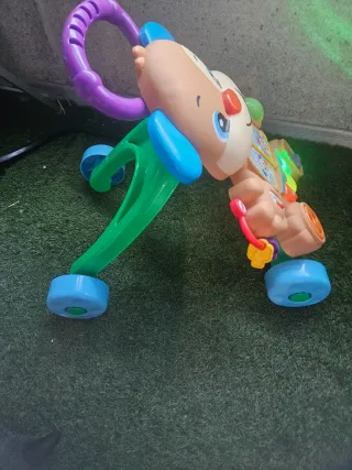 Correpasillos infantil verde y morado