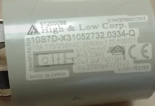 Condensatore 10A 115/250VAC High & Low Corp.