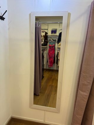 Espejo probador madera y cristal