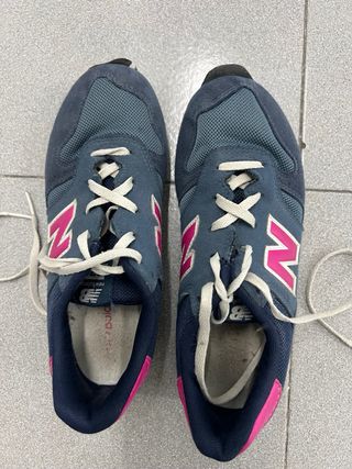 Zapatillas New Balance niña azul y rosa talla 34,5