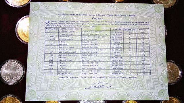 Historia de la moneda española, plata