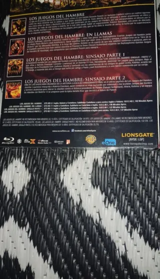 LOS JUEGOS DEL HAMBRE  SAGA  COMPLETA DESCATALOGAD