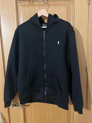 Sudadera Polo Ralph Lauren Negra Cremallera