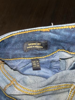 Pantalón Jean Massimo Dutti Mujer Azul