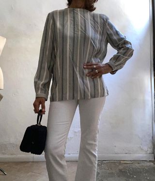 Camicia Bagutta seta vintage