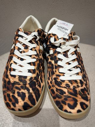 Zapatillas Zara Animal Print Talla 38