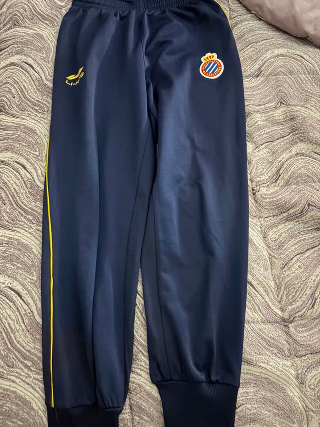 Pantalones Li-Ning RCD Espanyol Azul/Dorado