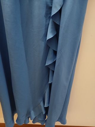 Vestito Kiabi blu elegante donna tg. L