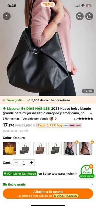 Lote 2 bolsos negros