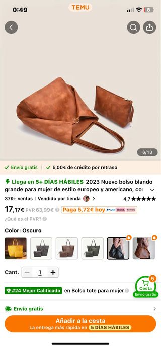 Lote 2 bolsos negros