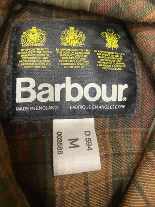 Barbour Cappello Made in England