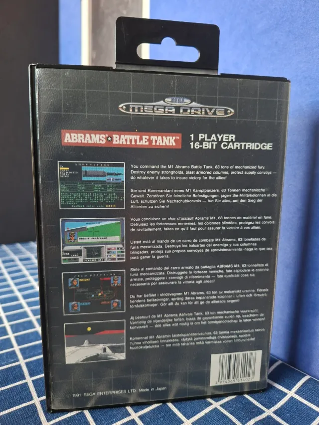 MEGADRIVE BATTLETANK ORIGINAL COMPLETO