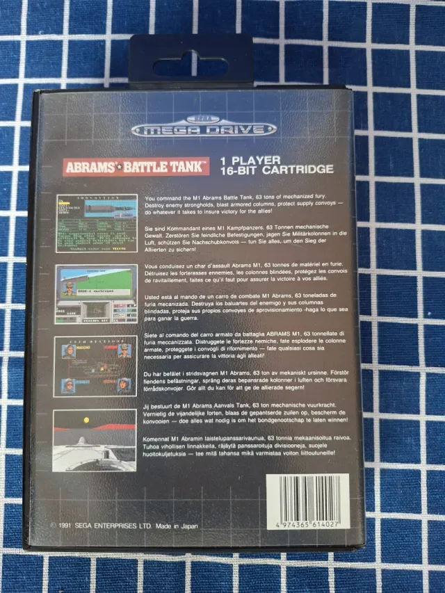 MEGADRIVE BATTLETANK ORIGINAL COMPLETO