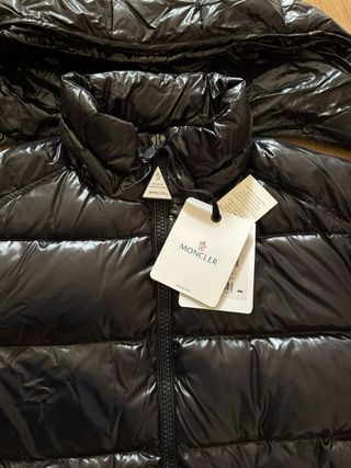 Chaqueta Moncler Maya Negra Plumas