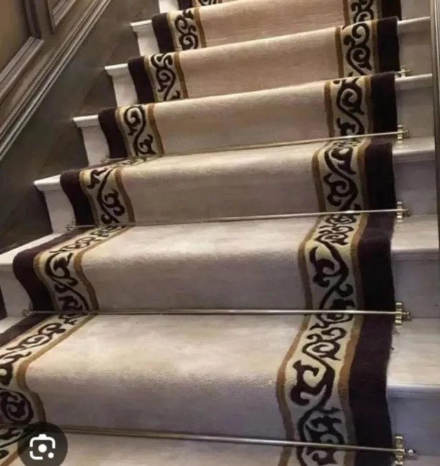 Barras para alfombra doradas ( precio por unidad )