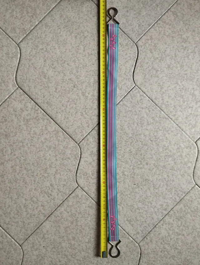 Cintura elastica Witch righe rosa e turchese