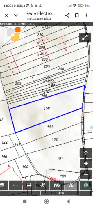 Terreno en Gullade, 2 km de Monforte