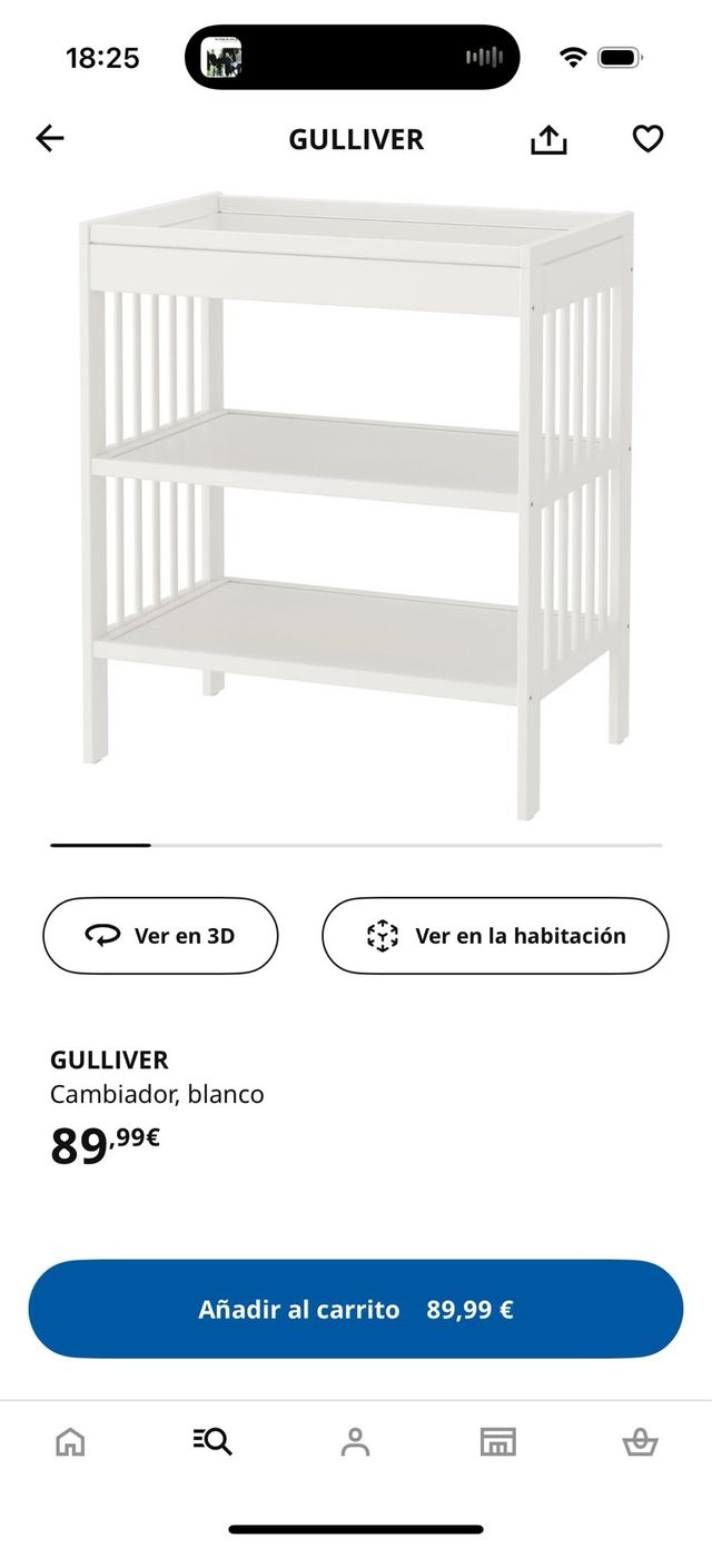 Cambiador Bebé Ikea Blanco