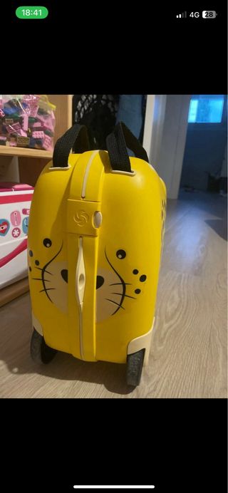 Maleta Infantil Samsonite Amarilla