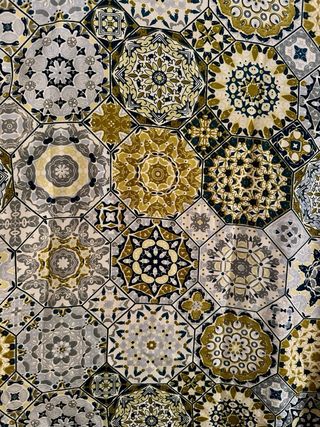 Kimono indio de seda con estampado