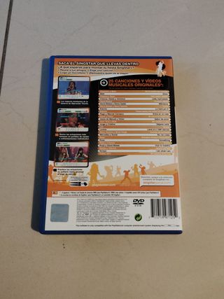 Juego SingStar OT PS2 (Operación Triunfo)