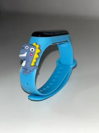 Reloj LED infantil dinosaurio azul