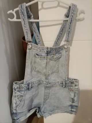 Peto corto vaquero azul