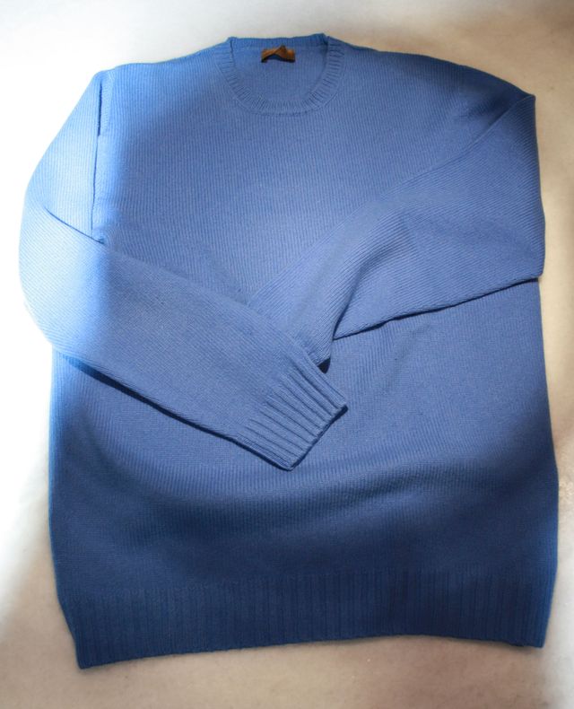 Maglione Alpha tg 54 celeste