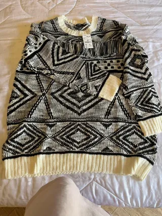 Jersey estampado geométrico talla L