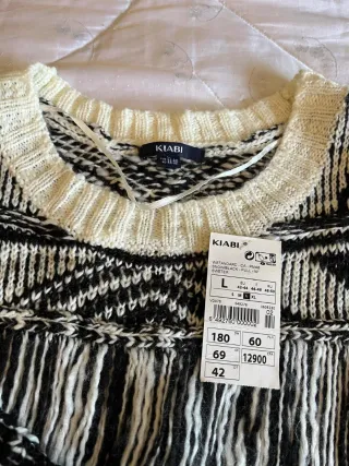 Jersey estampado geométrico talla L