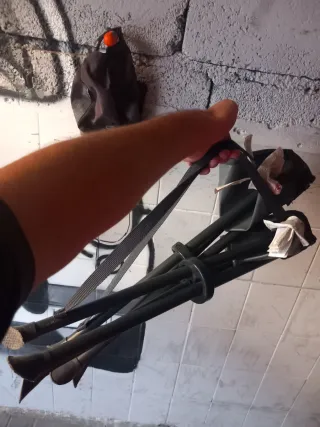 2 sillas tripode pegables