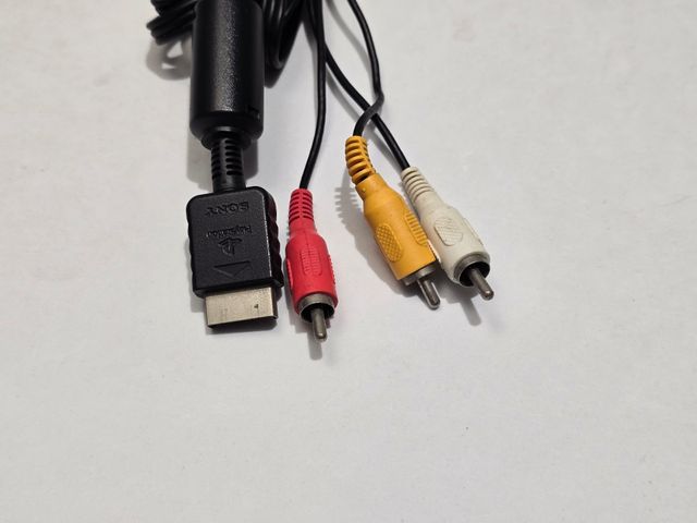 Cable video av television orignal sony ps1