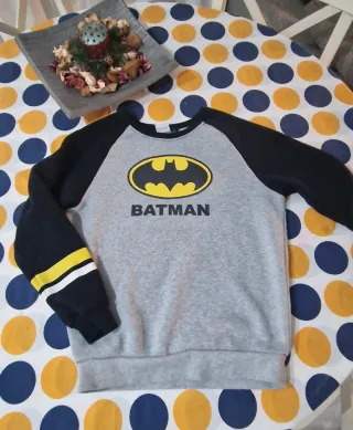 Sudadera Batman Gris y Negra