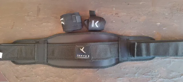 Cinturón Musculación Talla L + Muñequeras