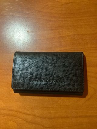 Cartera y llavero Amaya Arzuaga negro