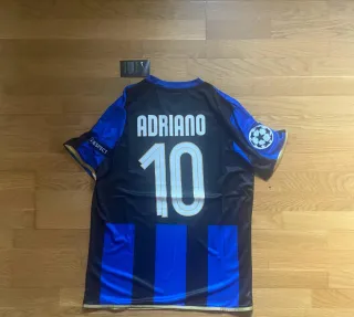 Camiseta de fútbol Adriano 10 Inter Champions