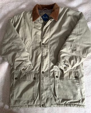 Chaqueta abrigo beige