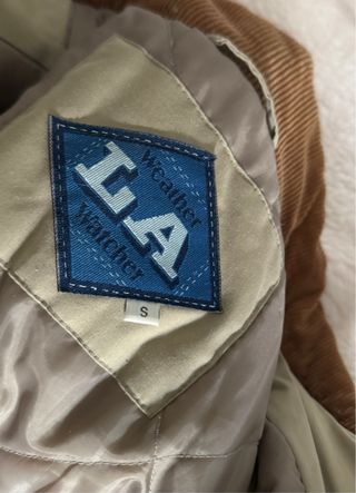 Chaqueta abrigo beige