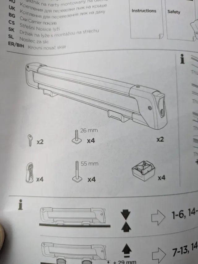 Portaesquís Thule SnowPack