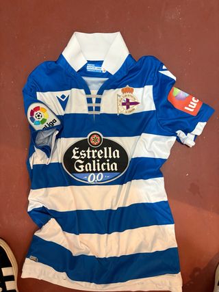 Camiseta Fútbol Deportivo La Coruña Macron Talla M