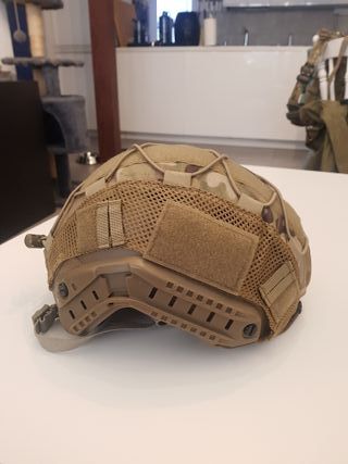 Casco Airsoft Fast Emerson PJ Premium Tan