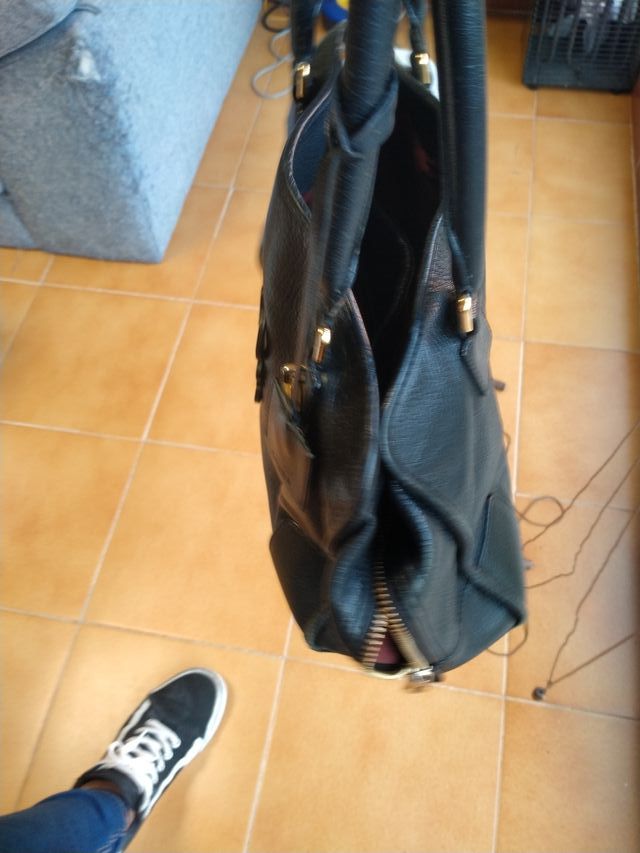 Borsa Loewe in pelle nera