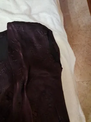 Jersey cuello caja sin mangas jaspeado