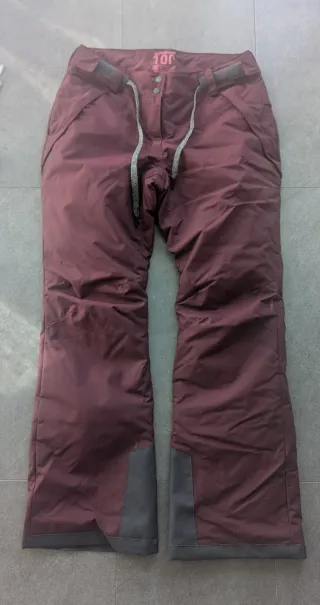 Pantalón Snowboard Mujer Burdeos
