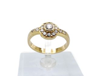 Anillo de Oro 18 Kt 4 gr. de segunda mano