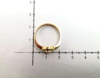 Anillo de Oro 18 Kt 4 gr. de segunda mano