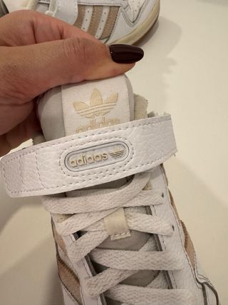 Zapatillas Blancas Adidas Fórum Low Talla 38