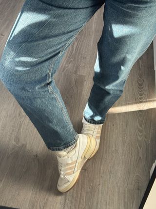 Zapatillas Blancas Adidas Fórum Low Talla 38